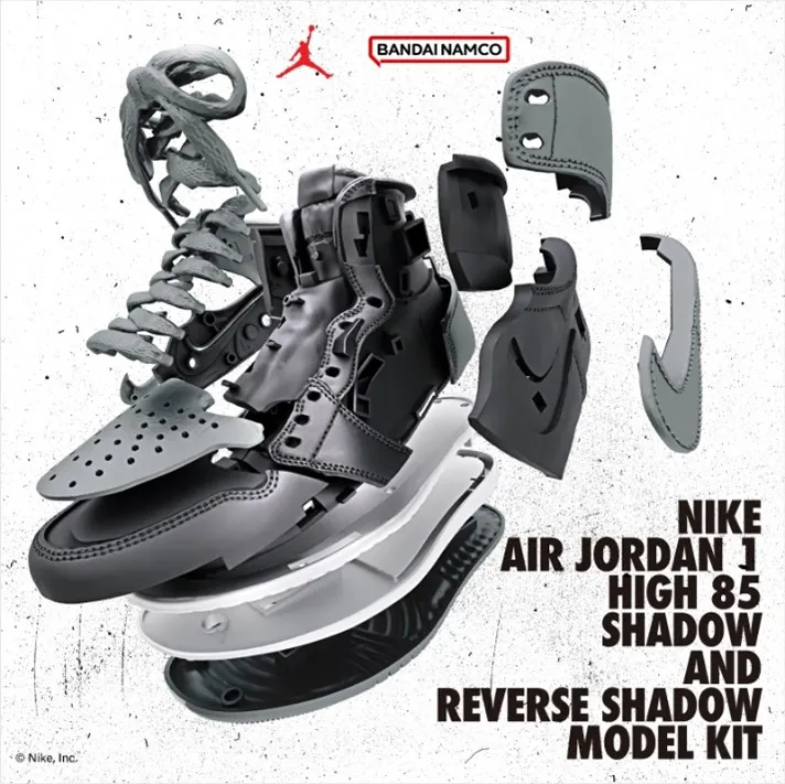 Bandai Spirits x Jordan Brand Announce Air Jordan 1 High ’85 Model Kit Collaboration